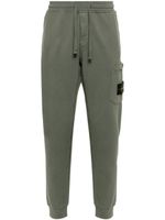 Stone Island pantalon de jogging à patch Compass - Vert - thumbnail