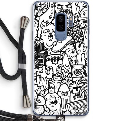 Vexx Mixtape #2: Samsung Galaxy S9 Plus Transparant Hoesje met koord