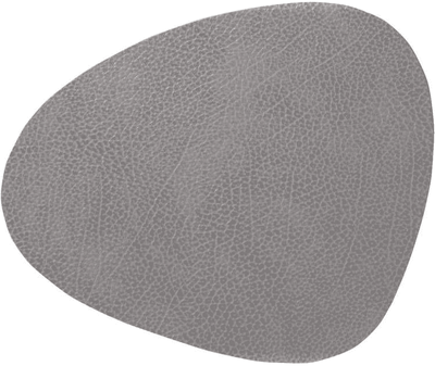 LIND DNA - Dinner Mat Curve - Placemat 37x44cm Hippo Anthracite-G