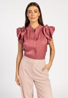 Aaiko Gezana Vis 355 T-shirt Korte Mouw 171614 Dusty Berry