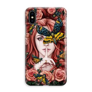 Lady Moth: iPhone XS Max Volledig Geprint Hoesje