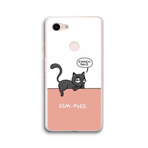 GSM poes: Google Pixel 3 XL Transparant Hoesje