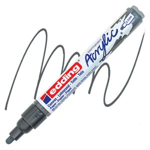 Edding 5300 acrylic marker fine permanente marker Antraciet 1 stuk(s)