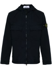 Stone Island veste à badge Compass - Bleu