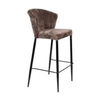 Dutchbone Georgia barkruk H73 Paars