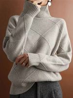 Yarn/Wool Yarn Casual Sweater - thumbnail