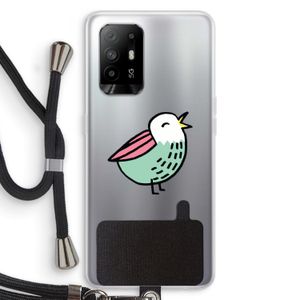 Birdy: Oppo A94 5G Transparant Hoesje met koord