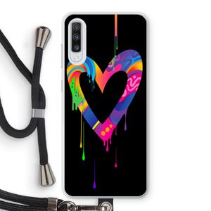 Melts My Heart: Samsung Galaxy A70 Transparant Hoesje met koord