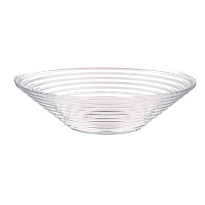 Serveerschaal/fruitschaal - transparant - glas - 29 cm - keuken