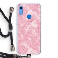 Abstract Painting Pink: Huawei Y6s Transparant Hoesje met koord