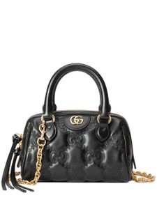 Gucci petit sac à main matelassé GG - Noir