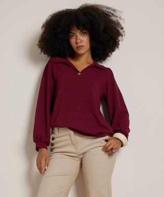 v-hals top met knoop v-hals top met knoop