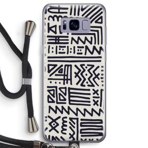 Marrakech print: Samsung Galaxy S8 Transparant Hoesje met koord