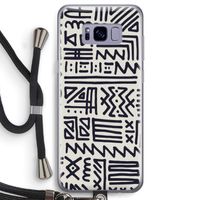 Marrakech print: Samsung Galaxy S8 Transparant Hoesje met koord