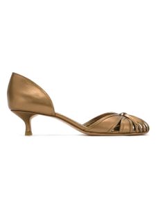 Sarah Chofakian leather pumps - Métallisé