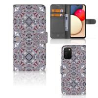 Samsung Galaxy A03s | Bookcase | Flower Tiles