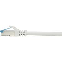 Renkforce RF-4145280 RJ45 Netwerkkabel, patchkabel CAT 6A S/FTP 0.50 m Grijs Snagless, Vlambestendig 1 stuk(s) - thumbnail