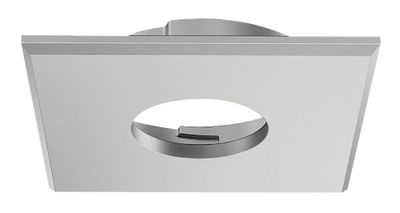 LED afdekring zilverkleurig vierkant voor LED inbouwspot 2090 3090