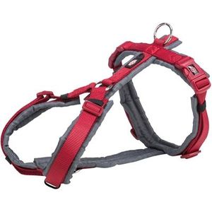 Trixie Hondentuig premium trekking rood / grijs