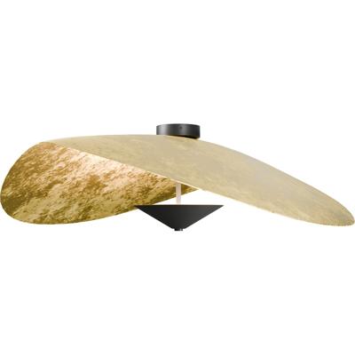 Masterlight Ø 90cm led plafondlampLente bladgoud - 5100-05-08-90