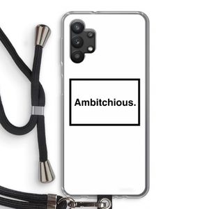 Ambitchious: Samsung Galaxy A32 5G Transparant Hoesje met koord
