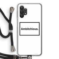 Ambitchious: Samsung Galaxy A32 5G Transparant Hoesje met koord