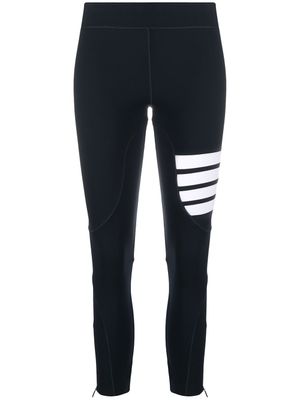 Thom Browne legging à détail 4 bandes signature - Bleu