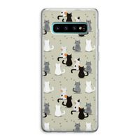 Katten: Samsung Galaxy S10 Plus Transparant Hoesje
