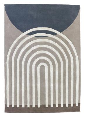 Finarte - Vloerkleed Atrium Wool Rug Grey - 200x300 cm