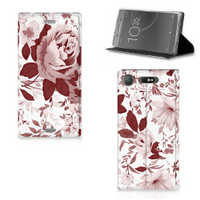 Bookcase Sony Xperia XZ1 Watercolor Flowers - thumbnail