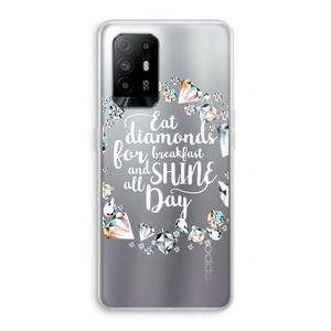 Diamonds: Oppo A94 5G Transparant Hoesje