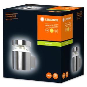 LEDVANCE ENDURA STYLE Cylinder Buitengebruik muurverlichting Niet-verwisselbare lamp(en) LED Roestvrijstaal