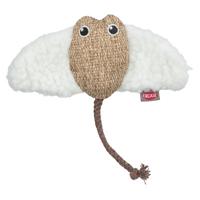 Trixie rog stof / pluche met kattenkruid / catnip wit / beige