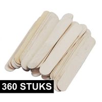 360x Knutsel stokjes van hout naturel 150 x 20 mm