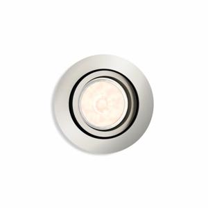 Philips Richtbare inbouwspotDonegal GU10 rond 9cm nikkel - 5039117PN