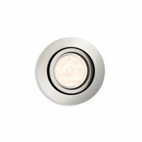 Philips Richtbare inbouwspotDonegal GU10 rond 9cm nikkel - 5039117PN