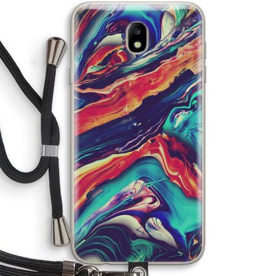 Chameleon Sun: Samsung Galaxy J7 (2017) Transparant Hoesje met koord