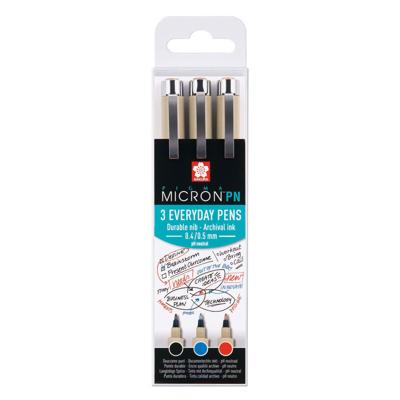 Sakura pigma micron pn office-set 3 kleuren