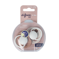 Fopspeen glow dynamic 6-18 mnd ivory/blush 2 Stuks