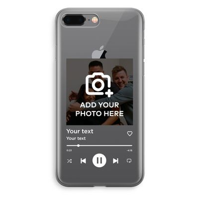 Music Player: iPhone 8 Plus Transparant Hoesje