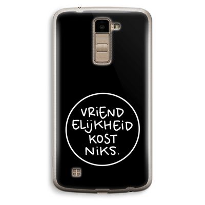 Vriendelijkheid: LG K10 (2016) Transparant Hoesje