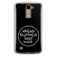 Vriendelijkheid: LG K10 (2016) Transparant Hoesje