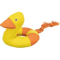 Trixie hondenspeelgoed aqua toy duck on rope (20X36 CM 2 ST)