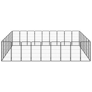 The Living Store Hondenkennel - Gepoedercoat staal - 450x350x100 cm - Stevig materiaal