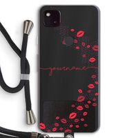 Kusjes: Pixel 4a 5G Transparant Hoesje met koord