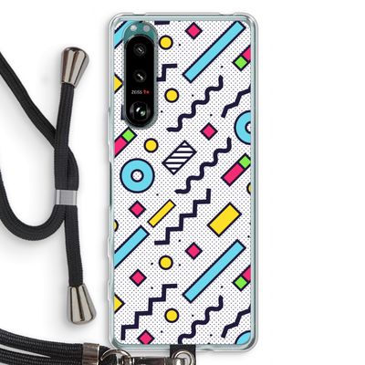 8-bit N°8: Sony Xperia 5 III Transparant Hoesje met koord