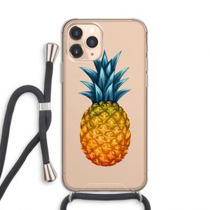 Grote ananas: iPhone 11 Pro Transparant Hoesje met koord