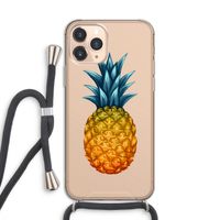 Grote ananas: iPhone 11 Pro Transparant Hoesje met koord