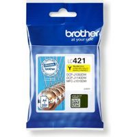 Brother LC-421Y inktcartridge 1 stuk(s) Origineel Geel