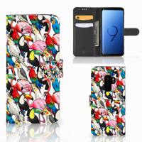 Samsung Galaxy S9 Plus | Telefoonhoesje | Met pasjeshouder | Birds